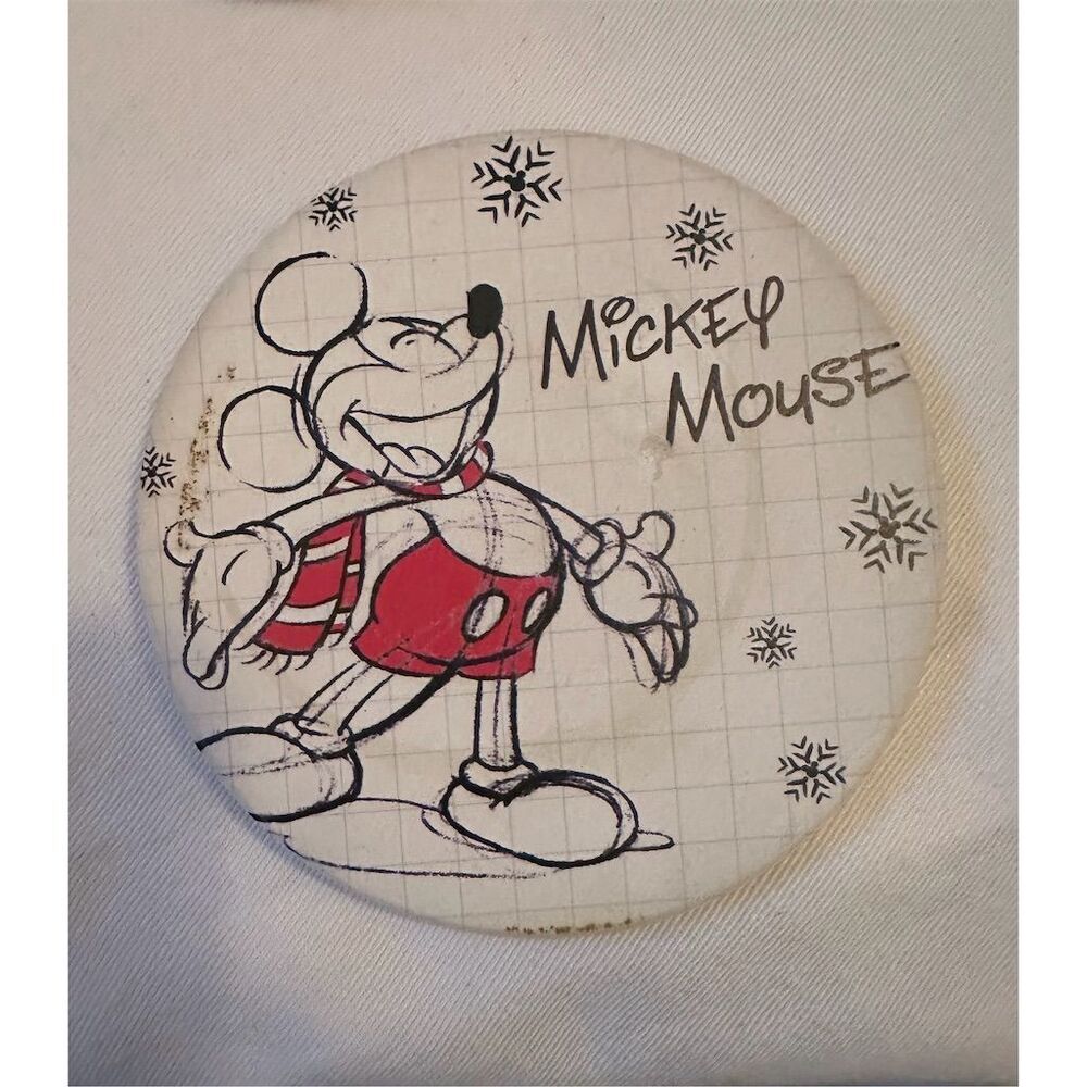 Disney Mickey & Minnie Mouse Christmas Coasters Set of 4 White - Picture 2 of 6